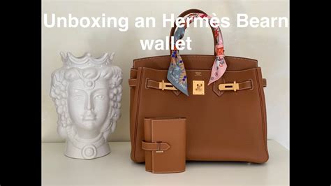 Unboxing an Hermès Bearn Compact Combine Tri